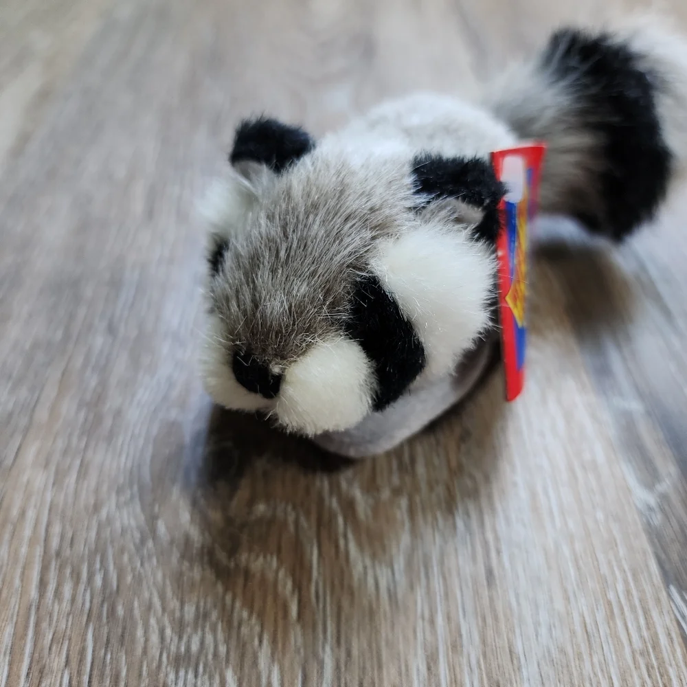 MARY MEYER TIPPY TOES FINGER PUPPET Raccoon BANDIT New